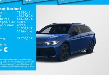 VW Passat Variant 3.000 km 71.590 &euro; München 81669