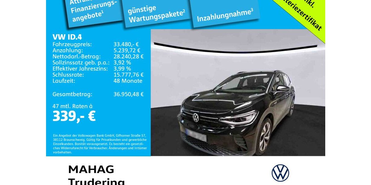 VW ID.4 37.639 km 33.480 &euro; München 81825