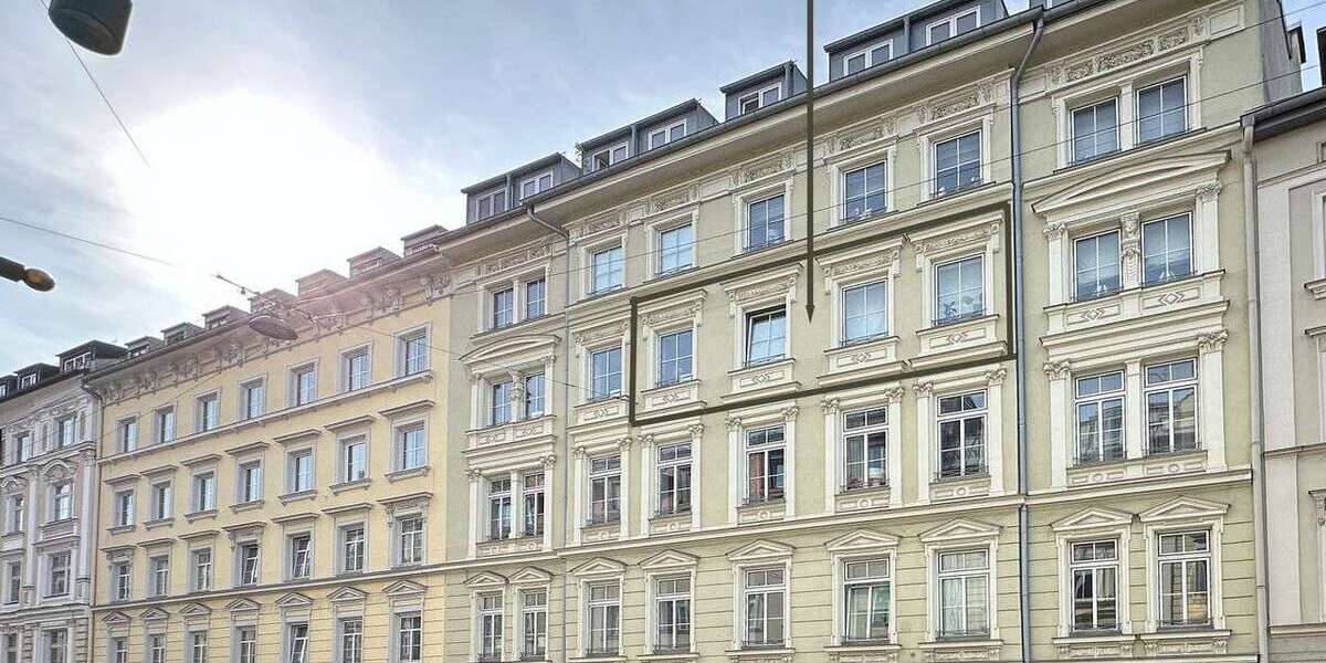 Etagenwohnung München Ludwigsvorstadt-Isarvorstadt - 3 Zimmer, 117 m&sup2;, 3.800&euro; | Angebot:27115563