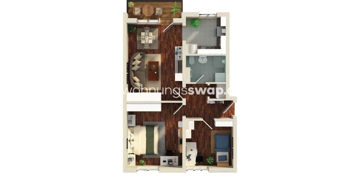 Etagenwohnung München - 3 Zimmer, 64 m&sup2;, 1.750&euro; | Angebot:26993652
