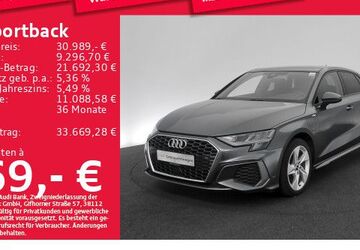 Audi A3 47.022 km 30.423 &euro; München 80935