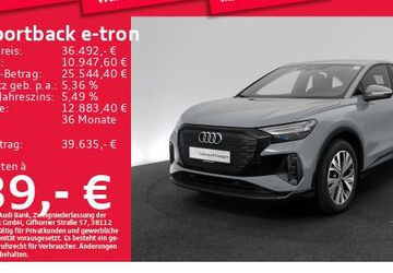 Audi Q4 e-tron 52.712 km 36.492 &euro; München 80935