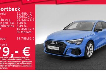 Audi A3 55.029 km 31.489 &euro; München 80935