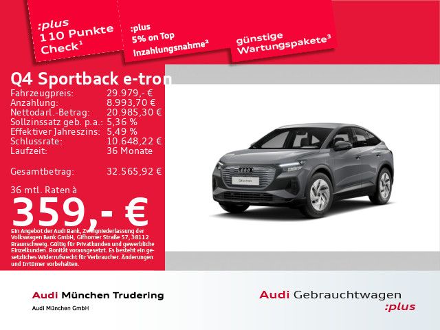 Audi Q4 e-tron 80.851 km 29.979 &euro; München 81825