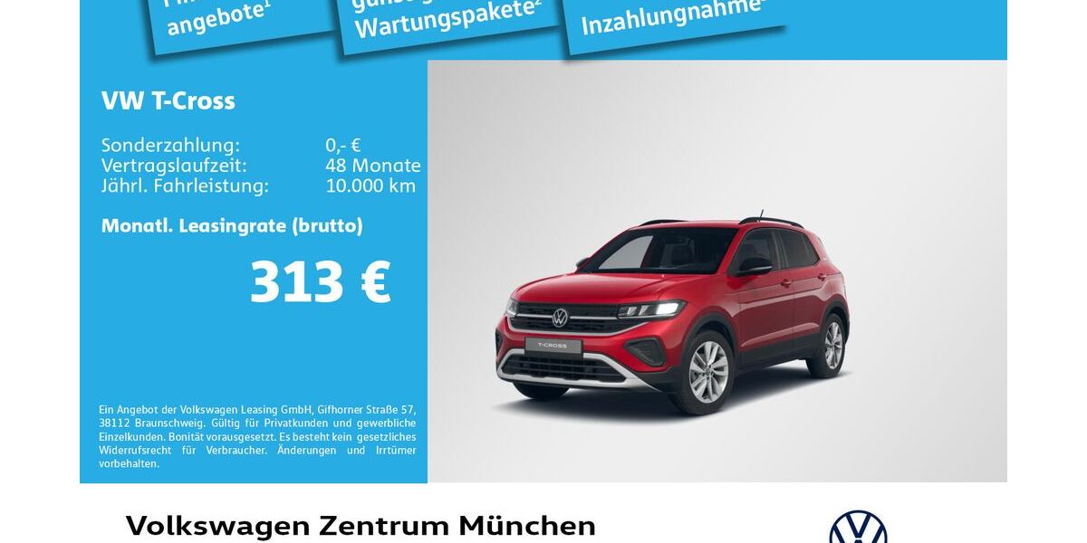 VW T-Cross 3.000 km 27.690 &euro; München 81669
