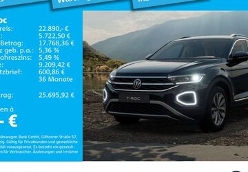 VW T-Roc 30.844 km 22.890 &euro; München 80935