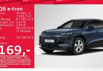 Audi Q6 e-tron 14.049 km 67.386 &euro; München 81669